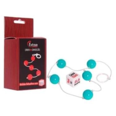 Imagem de Bolinha Tailandesa P Com Dado Linha Diversão Cordão Tailandês P com Dado Saúde e Prazer BTD012 (VERDE)