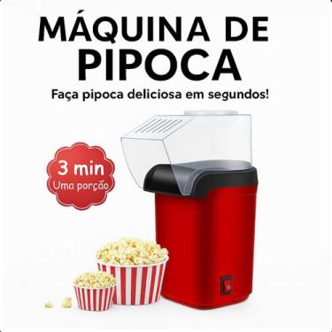 Imagem de Pipoqueira Elétrica Mini Joy, Compacta, Sem Óleo - LIPPIN, 110V