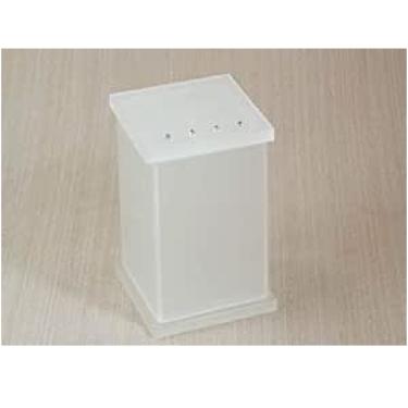 Imagem de Porta Algodão/Porta Cotonetes em Acrílico Com Strass Jateado Decor Acrílicos