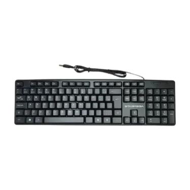 Imagem de Teclado Com Fio Usb Para Computador E Notebook Ley-1584 Cor De Teclado Preto Idioma Português Brasil - Preto