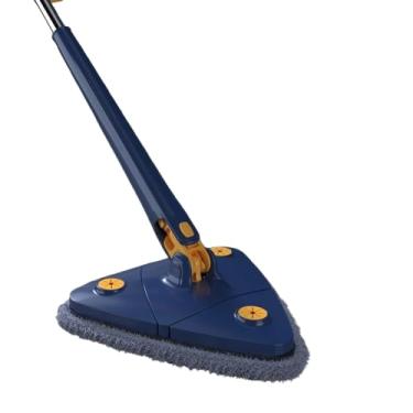 Imagem de Esfregão giratório multifuncional Esfregão Triangular giratório de 360° Rodo Mop Limpeza c/Refill (cor aleatória)