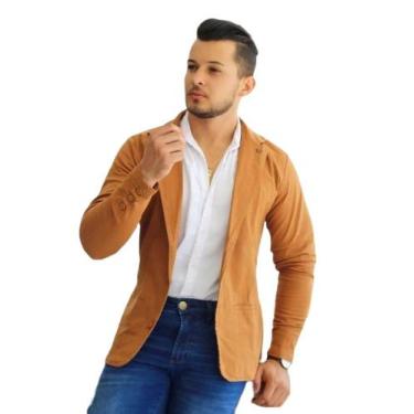 Imagem de Blazer Masculino Slim Esporte Fino Elastano Premium  - DRAGONFLY / DEB