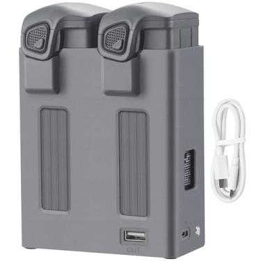 Imagem de Hub de carregador de bateria duplo para drone DJI Mavic 4 Pro, hub de carregamento inteligente de bateria de carregamento rápido compatível com DJI Mavic 4 Pro