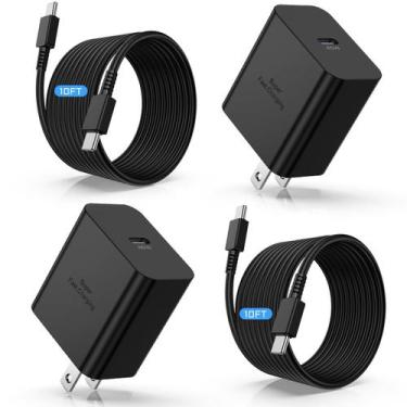 Imagem de Carregador QGRHO 45W USB C para Samsung Galaxy S24 Ultra/S23 Plus