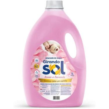 Imagem de Girando Sol Amaciante Tradicional Rosas E Lavanda 5L