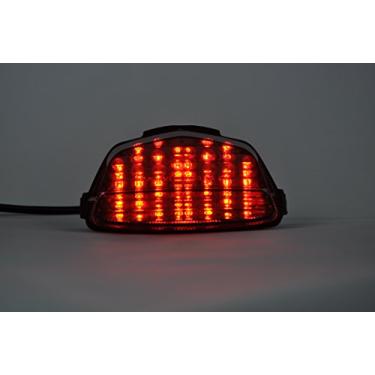 Imagem de Topzone Luzes traseiras de LED para motocicletas Lightings com luz traseira de freio com indicadores de luz de seta integrados para Honda 08-14 CBR1000RR