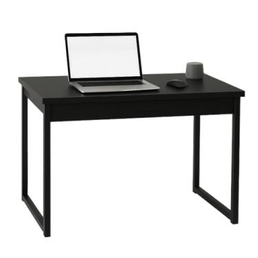 Imagem de Mesa para home office Escrivaninha Industrial Quarto Notebook Escritorio Computador para estudos(Preto)