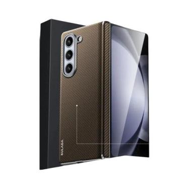 Imagem de Capa Slim De Fibra De Aramida Com Magsafe Para Samsung Galaxy Z Fold 7