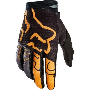 Imagem de Luva Fox 180 Skew, 3, Preto, Dourado, P