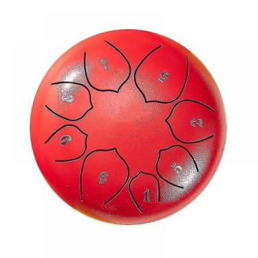 Imagem de Acordeões concertinas tambor de língua de aço 8 notas 6 polegadas kit 