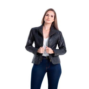 Imagem de Jaqueta de Couro UB Preta - Parra Couros, EG