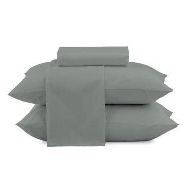 Imagem de Camesa Jogo de Cama Loft Casal 4 peças Microfibra - Cinza Limestone