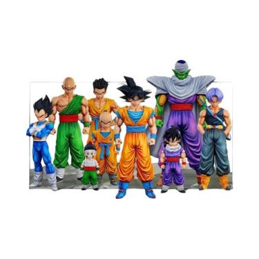 Imagem de Conjunto De Figuras Dragon Ball Z Goku Gohan Vegeta Piccolo 9 Peças Mo