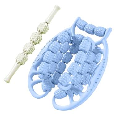 Imagem de kowaku Rolo de massagem para pernas, braçadeira circular de perna, portátil, ergonômico, rolo muscular de mão para coxa, panturrilha, pernas, braço, casa