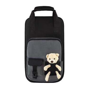 Imagem de harayaa Bolsa para baqueta, acessórios de percussão, bolsa para armazenamento de varas de bateria, suporte para baqueta de bateria para crianças, Cinza