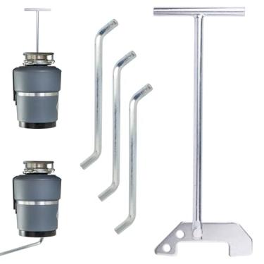 Imagem de Chave para Triturador Lixo com 3un. Chaves Hexagonais, Ferramenta Triturador Lixo Liga Metálica Ferramenta Desobstrução para Manutenção de Pias