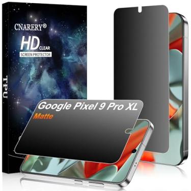 Imagem de Cnarery Pacote com 2 protetores de tela de privacidade EPU de 28° para google pixel 9 pro xl -111