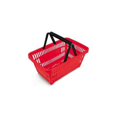 Imagem de Cesta mercearia plast.13l20x29x44 vm mer - MERCOPLASA