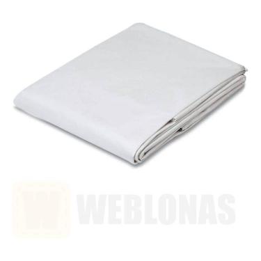 Imagem de Lona Encerado Reforçada Branca 4X4 Mts 100G/M 150 Micras