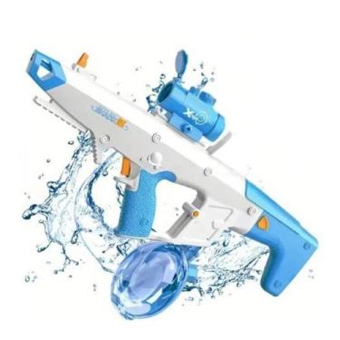 Imagem de Pistola Elétrica Lançadora De Água Elétrica Shark Mk Azul - Pari