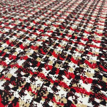 Imagem de Tecido Tricoline Estampa Tricot 1,40m - Ideal para Roupas Femininas de