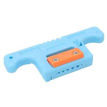 Imagem de Descascador de fibra óptica 5 fios tubo de fita longitudinal ferramenta de emenda de cabo seguro portátil fácil tira descascador de cabo de fibra para técnicos de fibra óptica