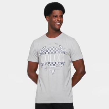 Imagem de Camiseta Colcci Masculina, Cinza, G