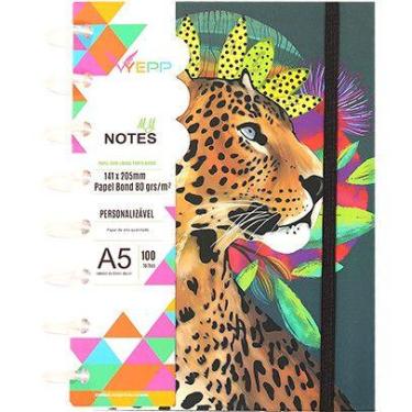 Imagem de Caderno Feminina Com Discos 100 Folhas Pautadas De Tamanho A5 14,1*20,