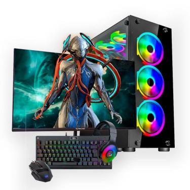 Imagem de Pc Game Ryzen A8 9600 32Gb Ddr4 + Kit Gamer Completo + Wifi