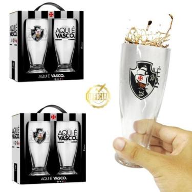 Imagem de Kit Conjunto 4 Copos Munich Tulipa Cerveja Chopp Bebidas - Brasfoot