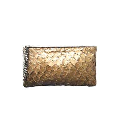 Imagem de AGALI BOLSA CLUTCH PIRARUCU ANA OURO VELHO
