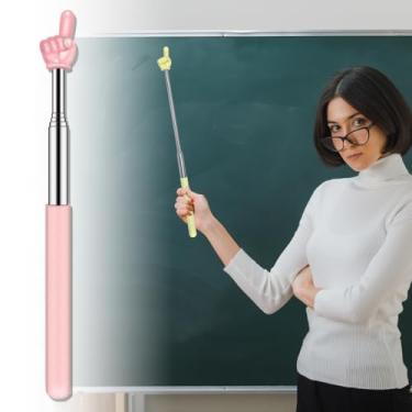 Imagem de Bastão retrátil – Rosa | Ponteiro telescópico para ensino, apresentações, leitura e muito mais | Extensível de 21,6 cm a 69,8 cm | Durável, portátil, elegante