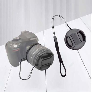 Imagem de Tampa de lente de encaixe de 40,5 mm com suporte para lente Sony E-Mount 16-50 mm F3.5-5.6 para câmera Sony Alpha a6600 a6500 a6400 a6300 a6100 a6000 a5100 a5000 a5000 - Pacote com 2