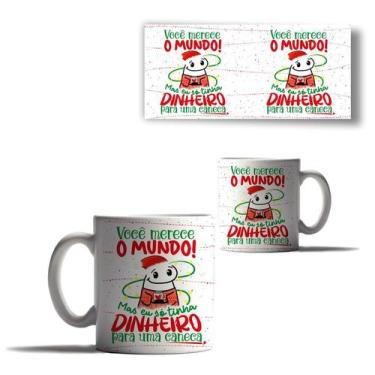 Imagem de Caneca Porcelana Natal Flork Noel Só Tinha Dinheiro Caneca - Enjoy Sho