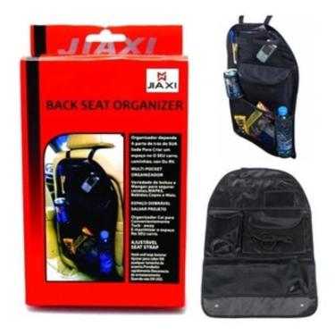 Imagem de Organizador Carro Banco Traseiro Porta Treco Agua Acessorio Assento Infantil Taxi Uber Veicular Multiuso Protecao