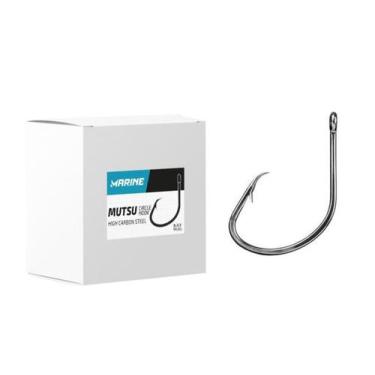 Imagem de Anzol Mutsu Circle Hook Nº 8/0 Black - Marine Sports - 50 Peças