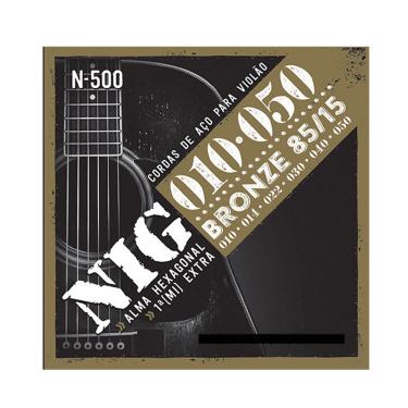 Imagem de Encordoamento NIG N500 P/ Violão Aço 10/50 - EC0199
