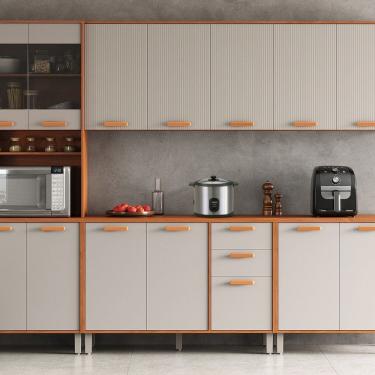 Imagem de Cozinha Completa Modulada 5 Peças Itafriz Itatiaia Cinamomo-fendi