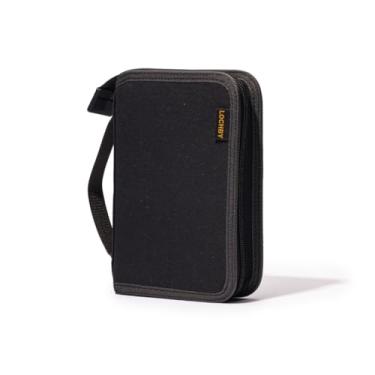 Imagem de LOCHBY Field Folio A6 | Capa para notebook com zíper | Tela encerada resistente à água | Perfeita para viagens, arte, Bullet Journal