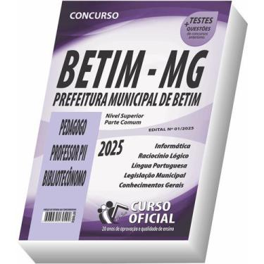 Imagem de Apostila Prefeitura de Betim MG Pedagogo Professor PII Bibliotecônomo 