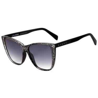 Imagem de Óculos Solar Evoke Godmother A01s  Brilho Lente Cinza Degradê-Feminino