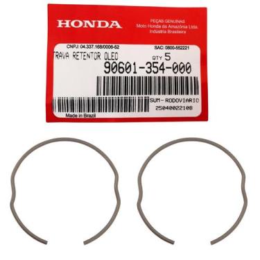 Imagem de Trava Retentor Bengala Titan 150 Original Honda (par)