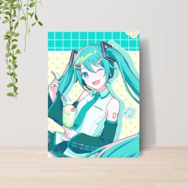 Imagem de Genérico, Quadro Miku Vocaloid A4 | Placa MDF 004