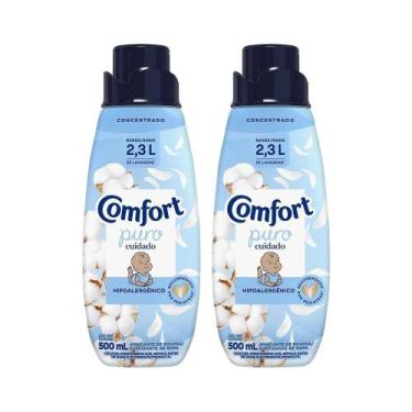 Imagem de Kit 2 Amaciantes Comfort Concentrado Puro Cuidado Intense 500ml