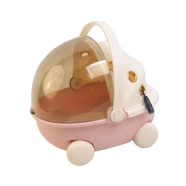 Imagem de Generic Bolsa de transporte aquecida para pássaros, gaiola de viagem para papagaios, acessórios para pequenos animais de estimação, quente de inverno, Rosa