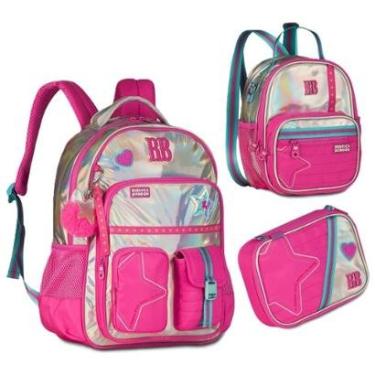 Imagem de KIT MOCHILA DE COSTAS E LANCHEIRA E ESTOJO BOX REBECCA BONBON-Unissex