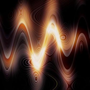 Imagem de Quadro Decorativo Light Effects Neon Glow Estampa Abstrata Colorida Moderno 30x30cm