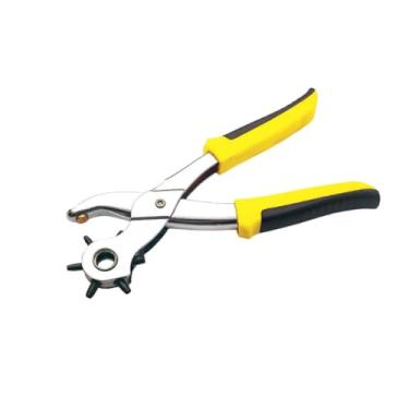 Imagem de Braçadeira de perfuração com 6 furos Sapatas de correia Punho de borracha ajustável 9 polegadas