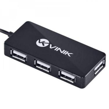 Imagem de Hub 4 Portas Usb 2.0 Huv-20 Vinik Preto