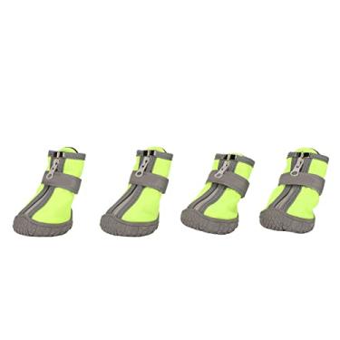 Imagem de Semme Cachorro Quente BOTA A Quente Refletiva Respirável à Prova d'água, Sapatos de Cachorrinho de Sola Macia Não -lip, Material de Borracha para Atividades Ao Ar Livre, Design de Alta (1#)